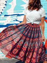 Load image into Gallery viewer, Abstract Midi Skirt