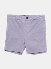Load image into Gallery viewer, Gray Bermuda Linen Shorts