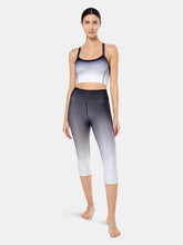 Load image into Gallery viewer, Black And White Leggings 3/4 With Shades Print