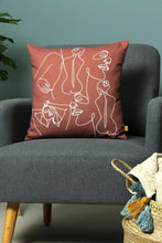 Load image into Gallery viewer, Recycled Bodyart Throw Pillow Cover