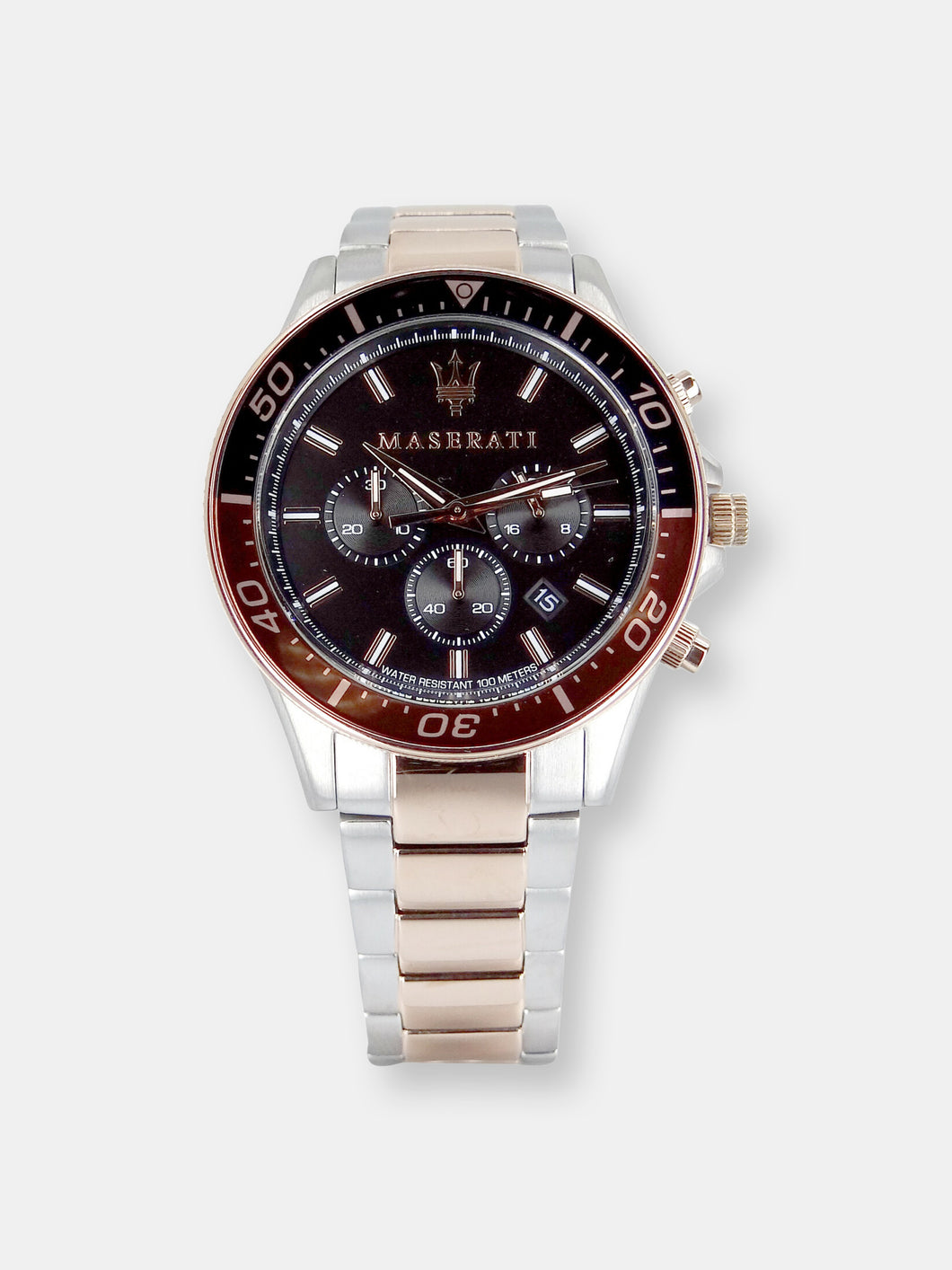 Maserati Men's Sfida R8873640009 Rose-Gold Stainless-Steel Quartz Dress Watch