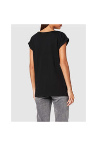 Build Your Brand Womens/Ladies Organic Extended Shoulder T-Shirt