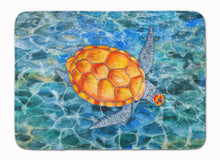 Load image into Gallery viewer, 19 in x 27 in Sea Turtle Machine Washable Memory Foam Mat