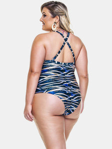 Padded Swimsuit And Crossed Back for Woman