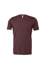 Load image into Gallery viewer, Bella + Canvas Adults Unisex Heather CVC T-Shirt (Heather Maroon Red)