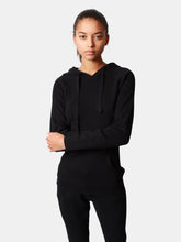 Load image into Gallery viewer, Ribbed Knit Bi-Level Hoodie