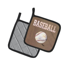 Load image into Gallery viewer, Baseball Pair of Pot Holders