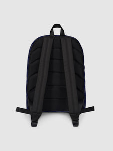 Dark Blu Fishscale Backpack
