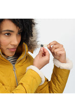 Load image into Gallery viewer, Regatta Womens/Ladies Winslow Rochelle Humes Padded Jacket (Mustard Seed)