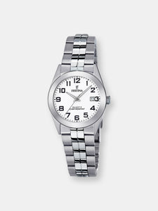Festina Women's Acero Clasico F20438-1 Silver Stainless-Steel Quartz Dress Watch