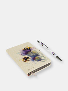 Jane Bannon Bees on Thistle A6 Notebook Set