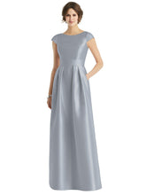 Load image into Gallery viewer, Cap Sleeve Pleated Skirt Dress with Pockets