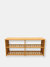 Load image into Gallery viewer, Oceanstar 10-Pair Bamboo Entryway Storage Bench