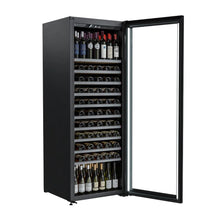 Load image into Gallery viewer, 201 Bottle Black Single/Multi - Temp Wine Cabinet