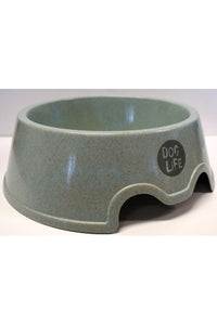 Dog Life Non-Tip Bioplastic Wheat Bowl (Green) (44oz)