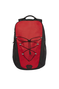 Bullet Trails Knapsack (Red/Solid Black) (One Size)