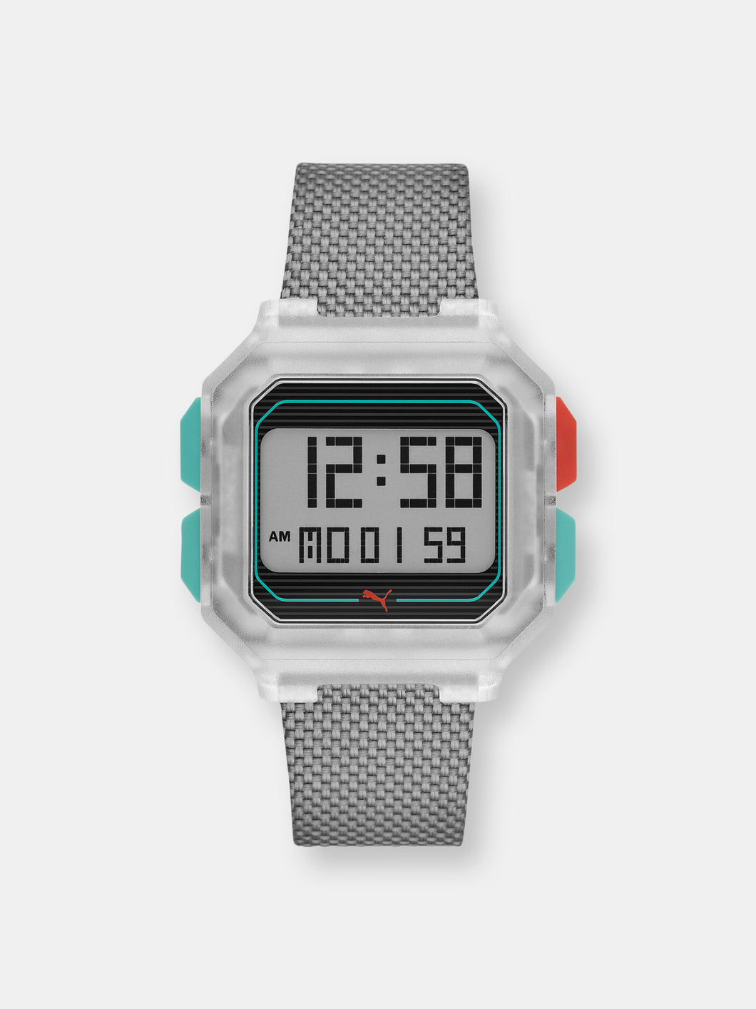 Puma Men's Remix P5021 Silver Nylon Quartz Fashion Watch