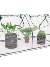Load image into Gallery viewer, Outdoor Portable Mini Cloche Greenhouse with Zippered Doors