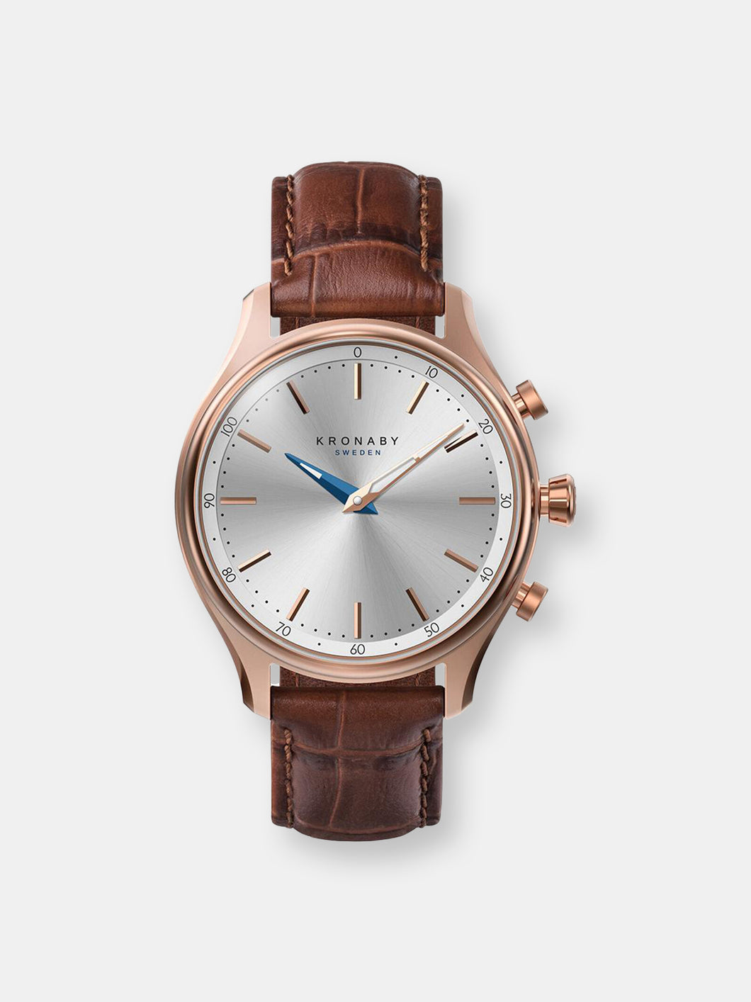 Kronaby Sekel S2748-1 Brown Leather Automatic Self Wind Smart Watch
