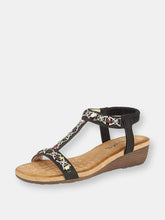 Load image into Gallery viewer, Womens/Ladies Lia Sandals (Black)