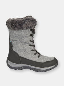 Womens/Ladies Esmae Waterproof Snow Boots (Storm Gray)