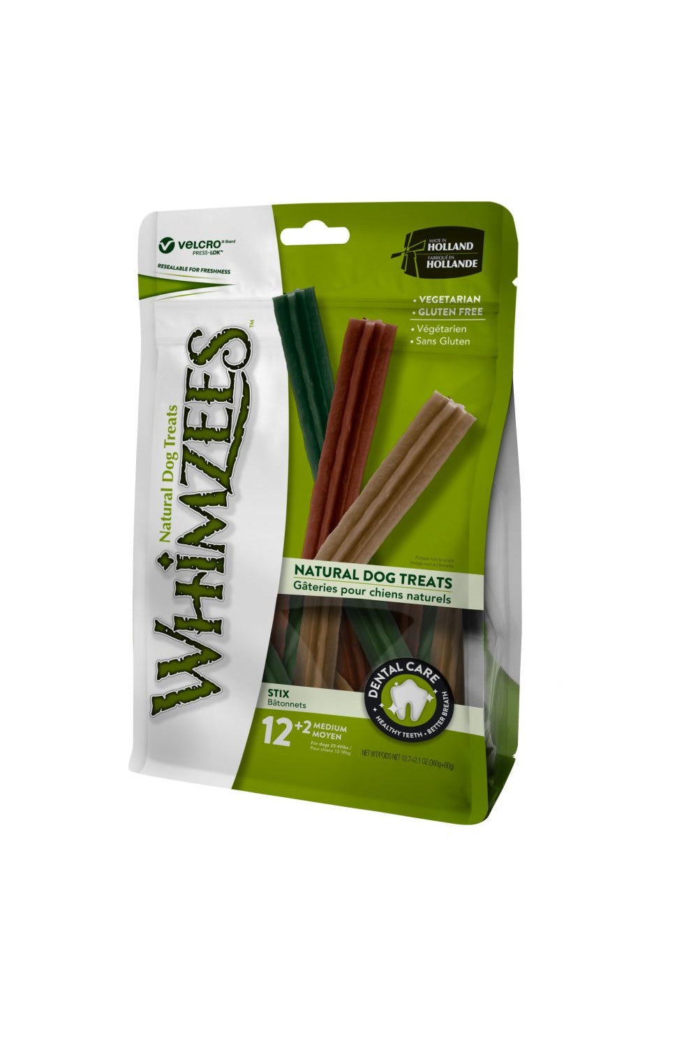 Whimzees Stix Dog Chew Treats (12 Pieces) (Multicolored) (One Size)