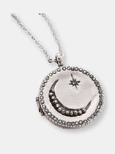 Load image into Gallery viewer, Embellished Moon North Star Locket