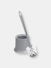 Load image into Gallery viewer, Plastic Toilet Brush with Compact Holder, Grey