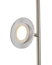 Load image into Gallery viewer, Nova of California Laurel 69&quot; Accent Floor Lamp in Satin Nickel with On/Off Switch