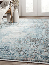 Load image into Gallery viewer, Azure Contemporary and Abstract Area Rug