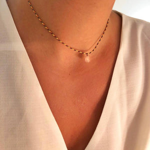 ITI Pink Quartz Necklace