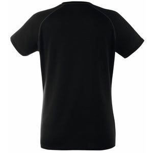 Fruit Of The Loom Ladies/Womens Performance Sportswear T-Shirt (Black)