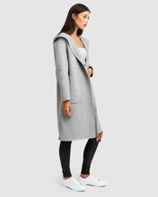 Load image into Gallery viewer, Walk This Way Wool Blend Oversized Coat - Grey