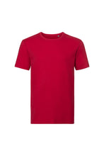 Load image into Gallery viewer, Russell Mens Authentic Pure Organic T-Shirt (Classic Red)