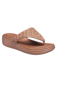 Crocs Womens/Ladies Monterey Shimmer Sandals (Bronze)