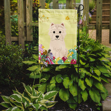 Load image into Gallery viewer, Easter Eggs Westie Garden Flag 2-Sided 2-Ply