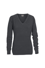 Load image into Gallery viewer, Printer Womens/Ladies Forehand Knitted Sweatshirt (Steel Grey)