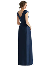 Load image into Gallery viewer, Cap Sleeve Pleated Skirt Dress with Pockets