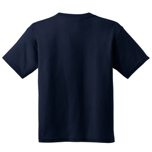 Gildan Childrens Unisex Soft Style T-Shirt (Pack of 2) (Navy)
