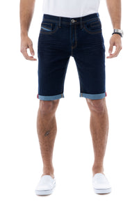 Cultura Men's Roll Up Denim Shorts