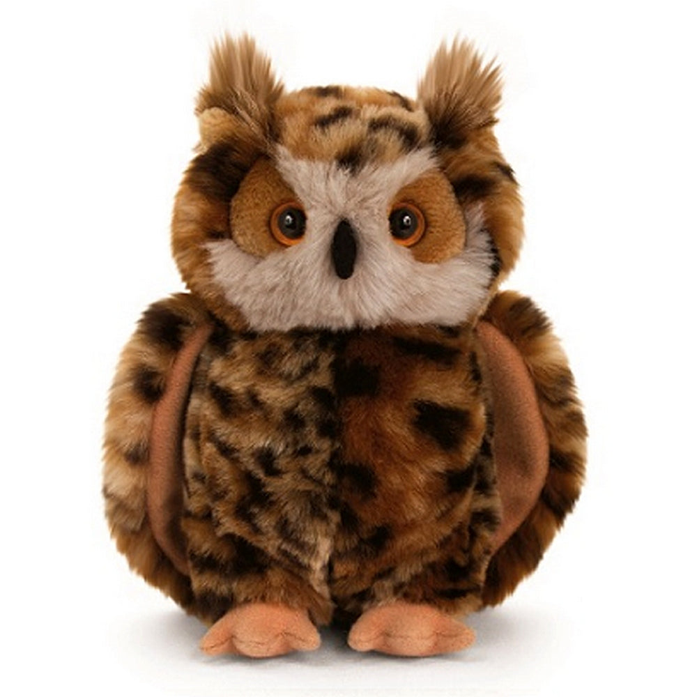 Keel Toys Owl Soft Toy 7in (Brown/Black) (7in)