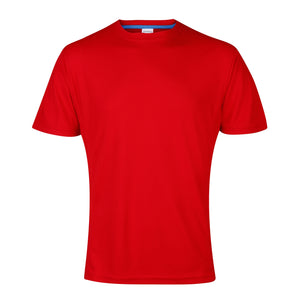 AWDis Cool Mens SuperCool Crew Sports Performance T-Shirt (Fire Red)