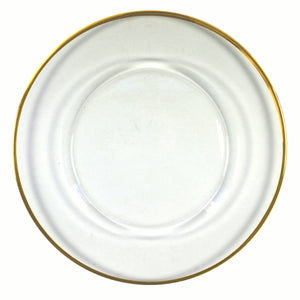 GILT Set/8 13" Charger Plates