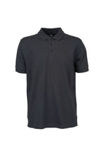 Load image into Gallery viewer, Tee Jays Mens Luxury Stretch Short Sleeve Polo Shirt (Dark Grey)