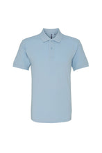 Load image into Gallery viewer, Asquith &amp; Fox Mens Plain Short Sleeve Polo Shirt (Sky)