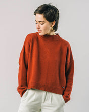Load image into Gallery viewer, Back Buttons Sweater Terracotta