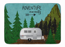 Load image into Gallery viewer, 19 in x 27 in Airstream Camper Adventure Awaits Machine Washable Memory Foam Mat