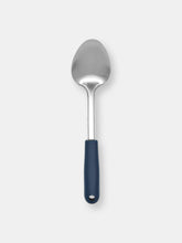 Load image into Gallery viewer, Michael Graves Design Comfortable Grip Stainless Steel Solid Spoon, Indigo