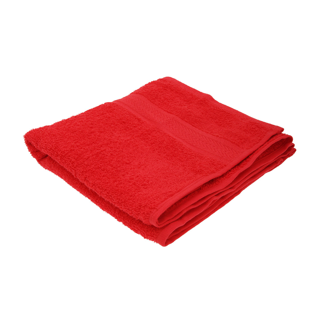 Jassz Plain Towel (Pack of 2) (Red) (One Size)