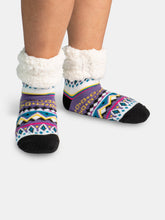 Load image into Gallery viewer, Classic Slipper Socks | Nordic Purple